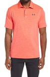 Under Armour Playoff 2.0 Loose Fit Polo In Versa Red/ Beta/ Academy