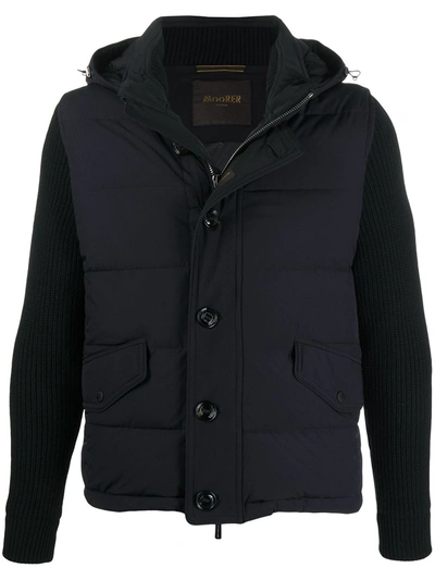 Moorer Foscolo Down Jacket In Blue