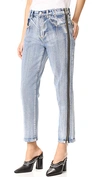 3.1 Phillip Lim High-rise Zip Detail Straight-leg Jeans In Indigo