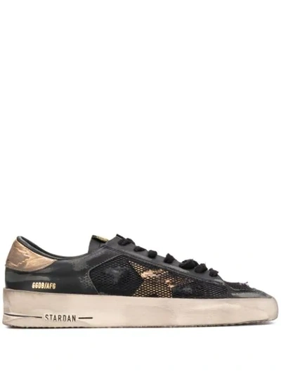 Golden Goose Stardan Low-top Sneakers In Black