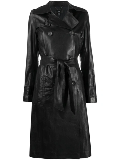 Arma Lorenza Double-breasted Coat In Black