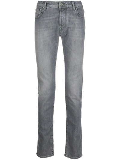 Jacob Cohen Straight-leg Jeans In Grey
