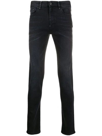 Pt05 Mid-rise Slim-fit Jeans In Black