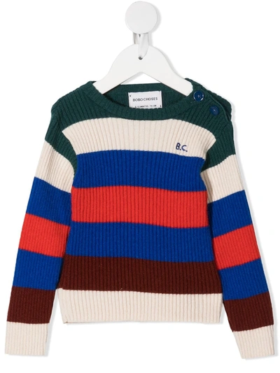 Bobo Choses Multicolor Jumper For Babykids With Logo