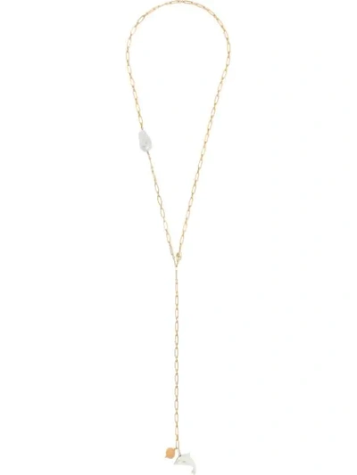 Timeless Pearly Pearl Pendant Necklace In Gold