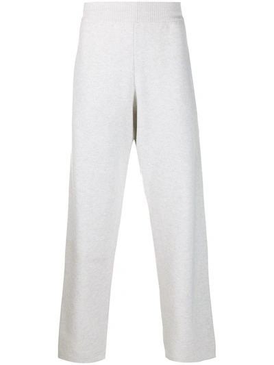 Barrie Wide Cashmere Trousers In Grey