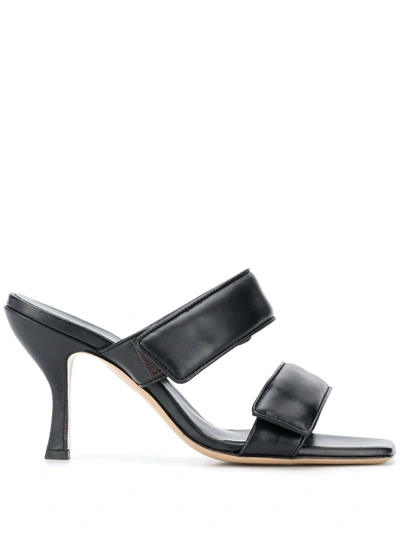 Gia Couture Gia Borghini X Pernille Teisbaek Perni 03 Two Straps Sandals In Black