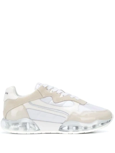 Alexander Wang Stadium Low Top Sneaker In Beige,white