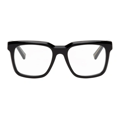 Givenchy Monogram-hinge Square Acetate Glasses In 0807 Black
