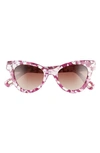 Lele Sadoughi Uptown 47mm Cat Eye Sunglasses In Pink Taffy