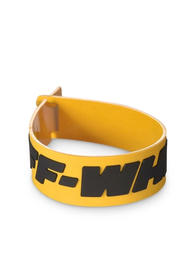 Off-white Industrial Bracelet In Yellow And Black