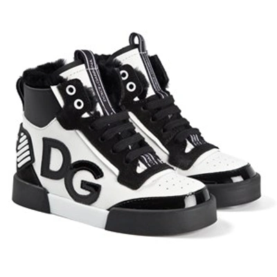 Dolce & Gabbana Kids Sneakers For Boys In White