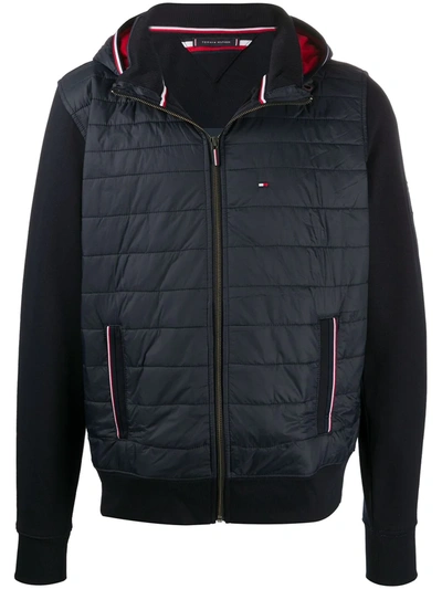 Tommy Hilfiger Zipped Padded Bomber Jacket In Blue
