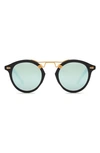 Krewe Unisex St. Louis Polarized Sunglasses, 46mm In Black