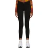 Frame Le High Waist Coated Skinny Jeans In Black