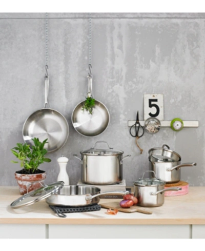 Calphalon Classic Stainless Steel 10-pc. Cookware Set In Silver