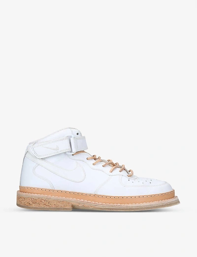 Peterson Stoop Nike Air Force 1 Leather Shoes In White