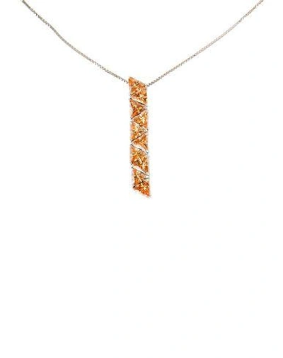 Blumarine Necklace In Orange