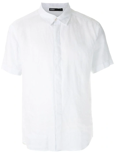 Handred Linen Short Sleeves Shirt In White