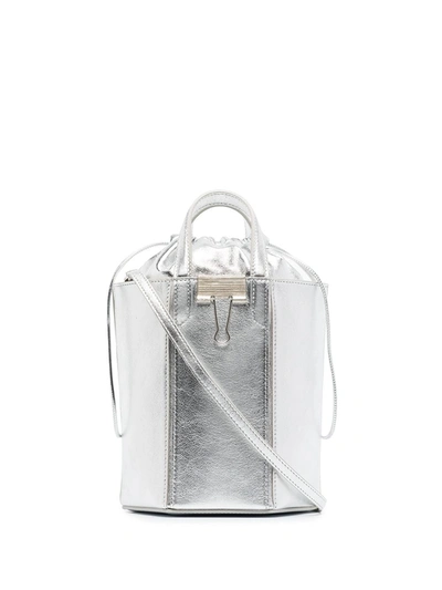 Off-white Off White Vintage Bucket Bag In Silver