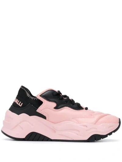 Just Cavalli P1thon Trainers In Pink