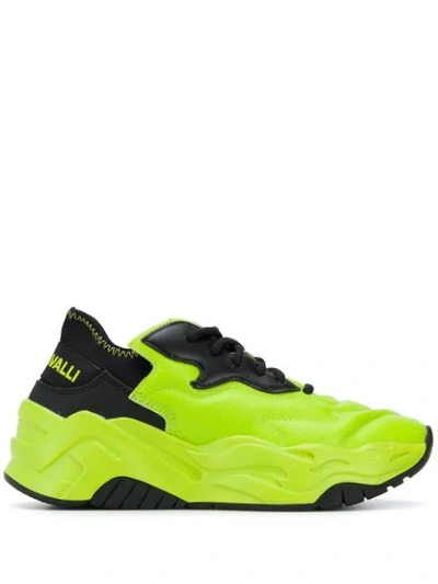Just Cavalli P1thon Trainers In Green