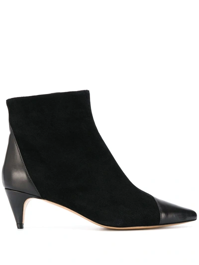 Isabel Marant Étoile Kitten Heel Pointed Boots In Black