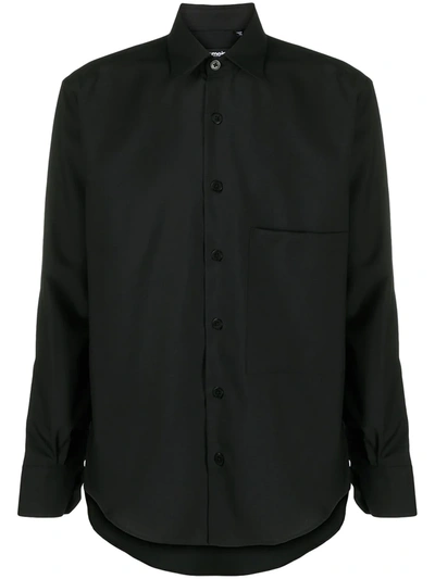 Costumein Long-sleeved Buttoned-up Shirt In Black