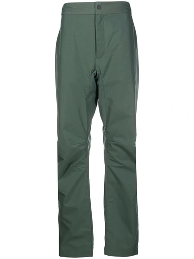 White Mountaineering Easy Wide Straight-leg Trousers In Green