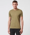 Allsaints Tonic Ss Crew In Forest Green