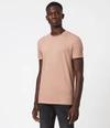 Allsaints Tonic Ss Crew In Rose Pink