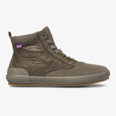 Keds Scout Boot Ii Water-resistant Suede In Bungee Cord Olive