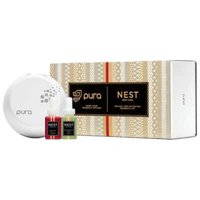 Nest New York Holiday & Birchwood Pine Pura Diffuser Set