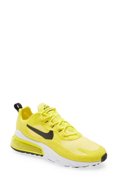 Nike Air Max 270 React Sneaker In Optic Yellow/ Black/ Yellow