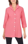 Foxcroft Pandora Non-iron Cotton Shirt In Wild Rose