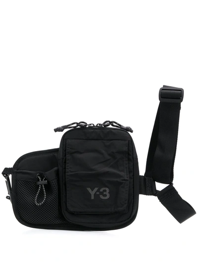 Y-3 Logo Belt Bag In Nero