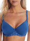 Simone Perele Andora Demi T-shirt Bra In Denim Blue