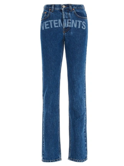 Vetements Women's Blue Jeans