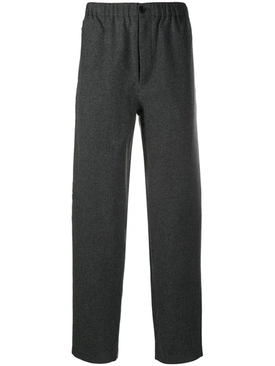 Kenzo Wool Jogging Trousers In Grey