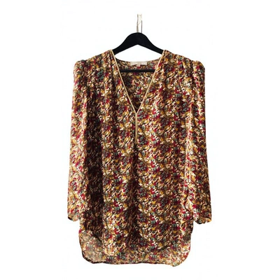 Pre-owned Sandro Multicolour Polyester Top