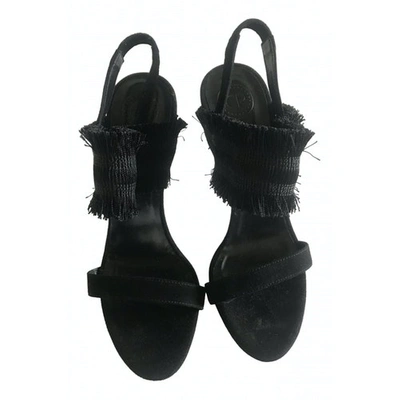 Pre-owned Claudie Pierlot Black Leather Heels