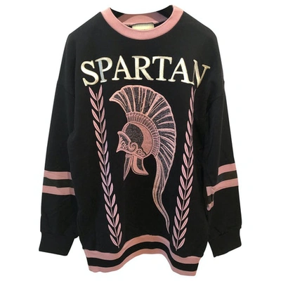 Pre-owned Fausto Puglisi Black Cotton Knitwear