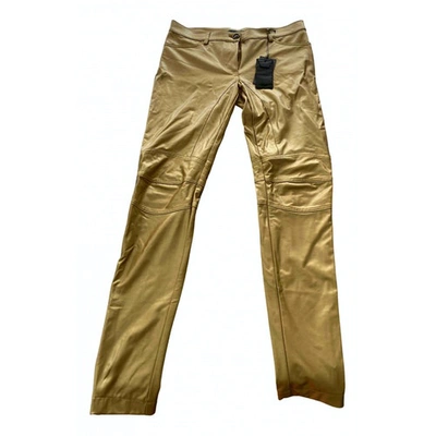 Pre-owned Pinko Slim Trousers In Other
