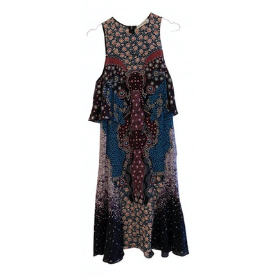 Pre-owned Mary Katrantzou Silk Mid-length Dress In Multicolour