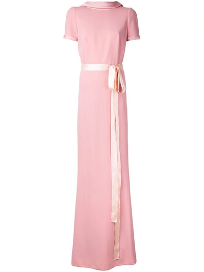 Paule Ka Short Sleeve Gown - Unavailable In 441