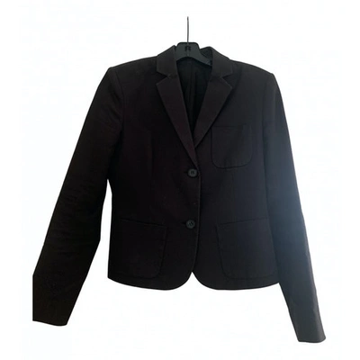 Pre-owned Theory Black Cotton Jacket