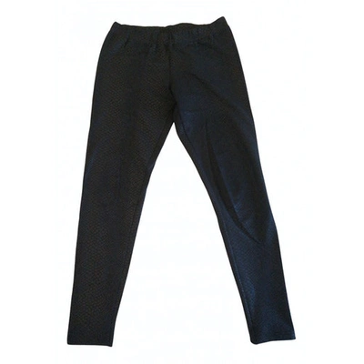 Pre-owned Jijil Black Cotton Trousers