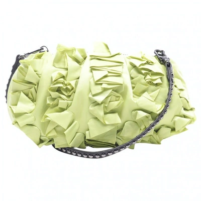 Pre-owned Diane Von Furstenberg Green Cloth Clutch Bag