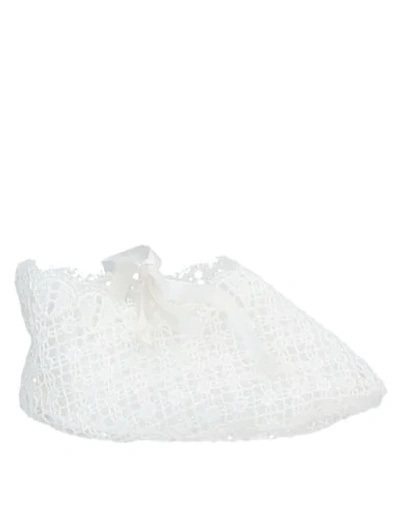 Dolce & Gabbana Newborn Shoes In White