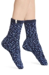 Ugg Australia Chenille Crew Socks In Navy